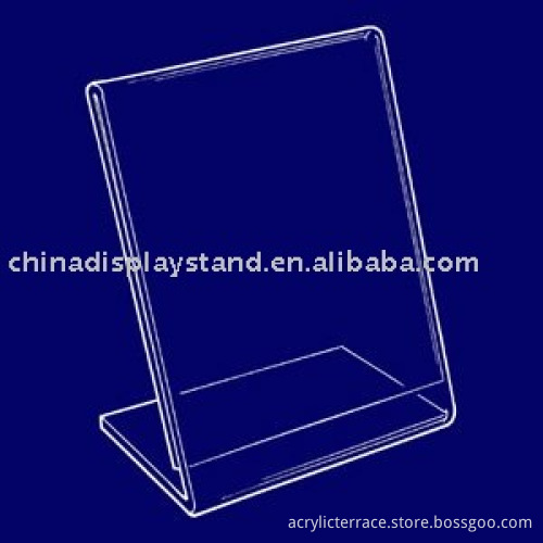 pop custom clear easel holder stand